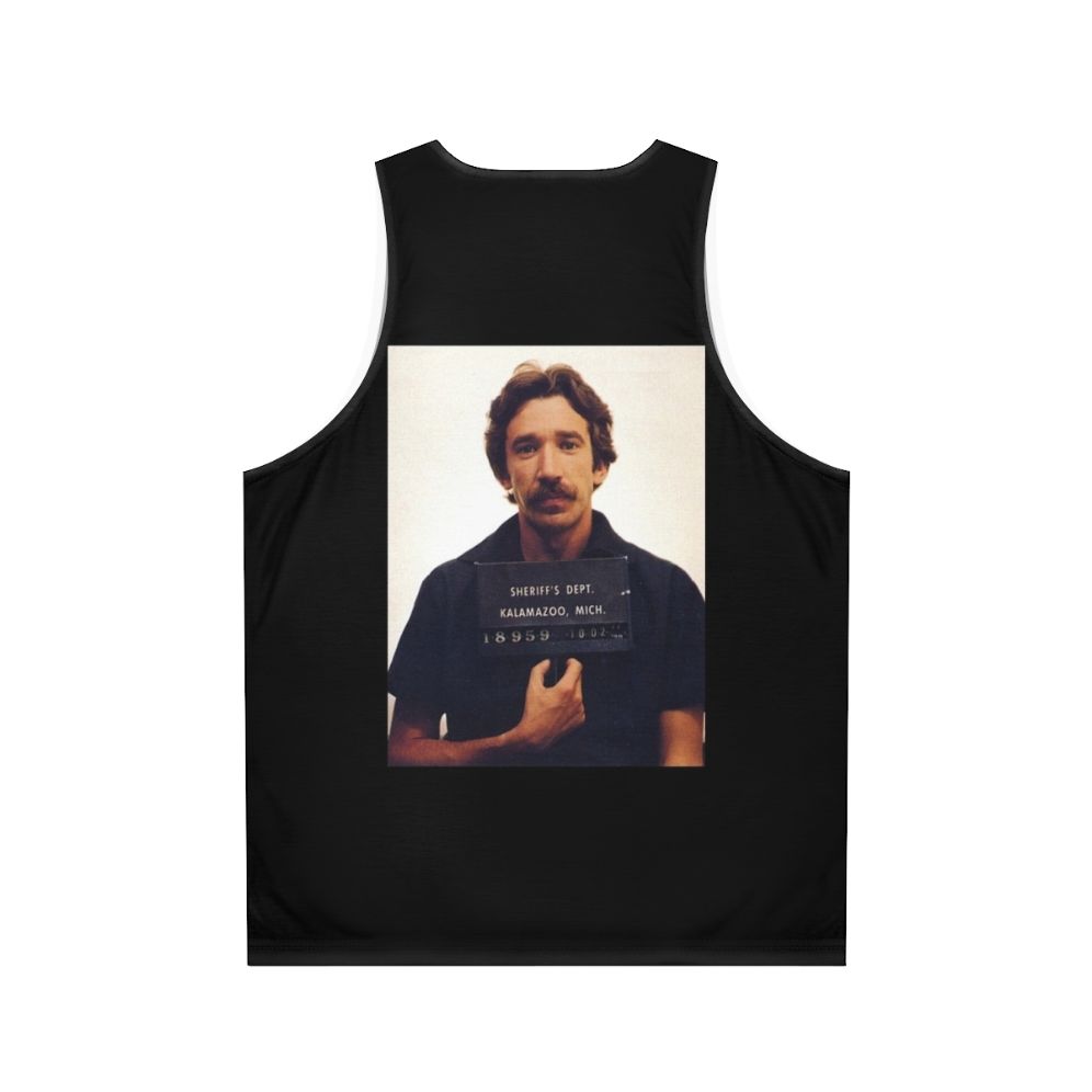 Tim Allen Mugshot Unisex Tank Top - Back