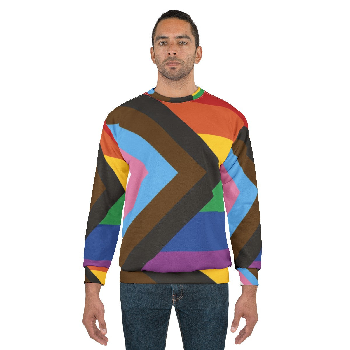 Inclusive Progress Pride Flag Sweatshirt - men