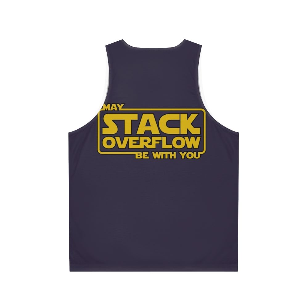 Stack Overflow Unisex Tank Top - Back