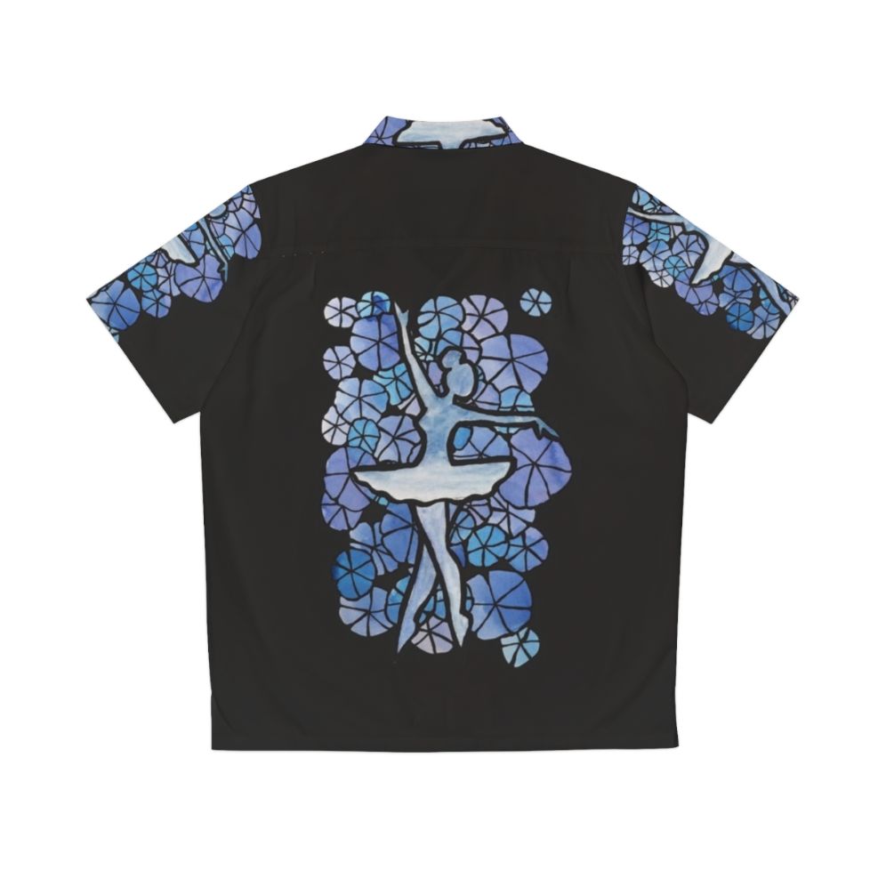 Blue Ballerina Hawaiian Shirt - Back