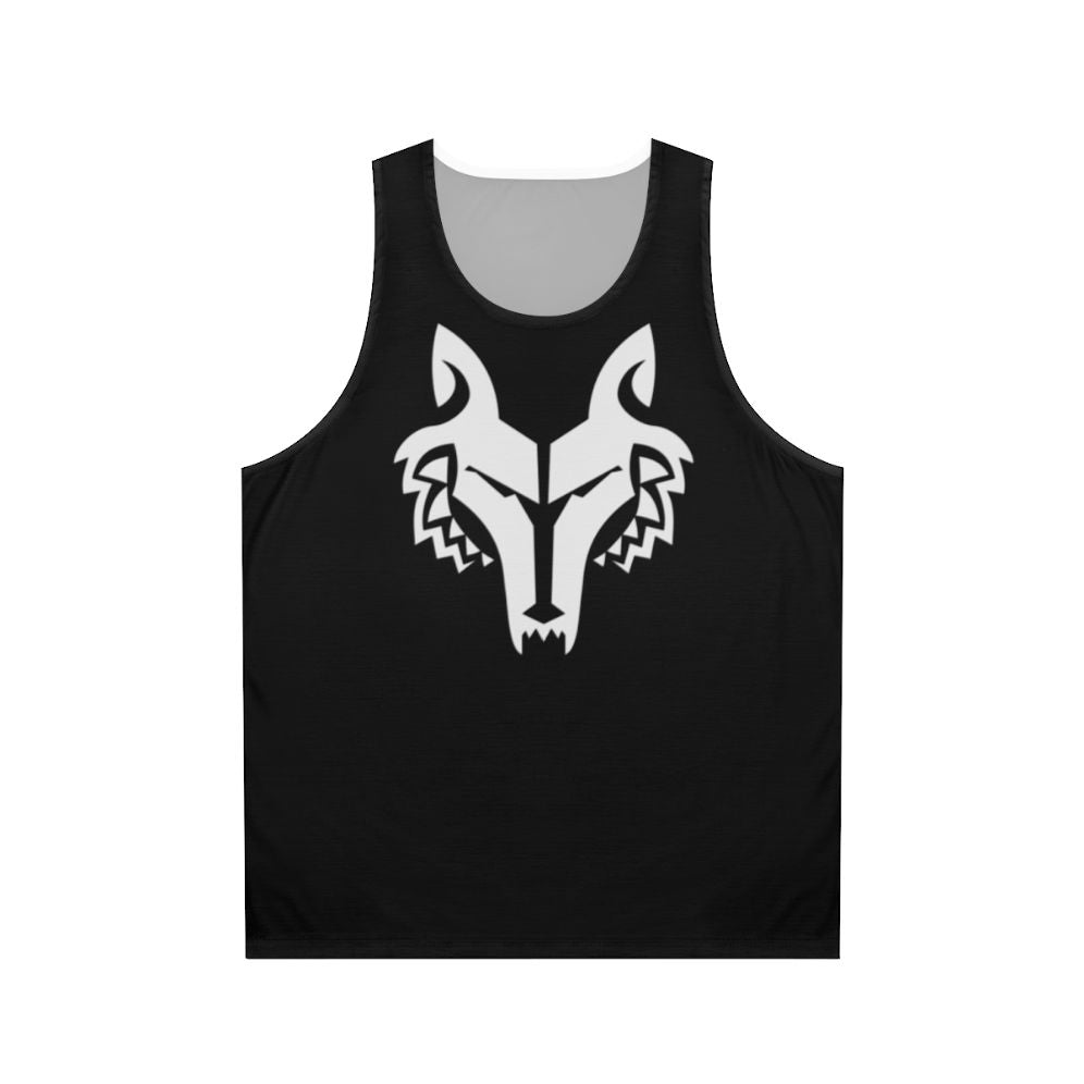 Unisex tank top featuring a wolf pack design for Warhammer 40k fans