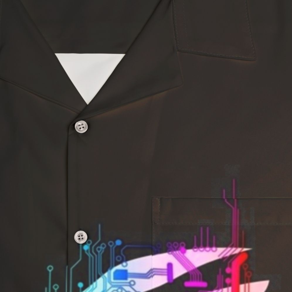 Asus Rog Hawaiian Shirt for Gamers - Detail