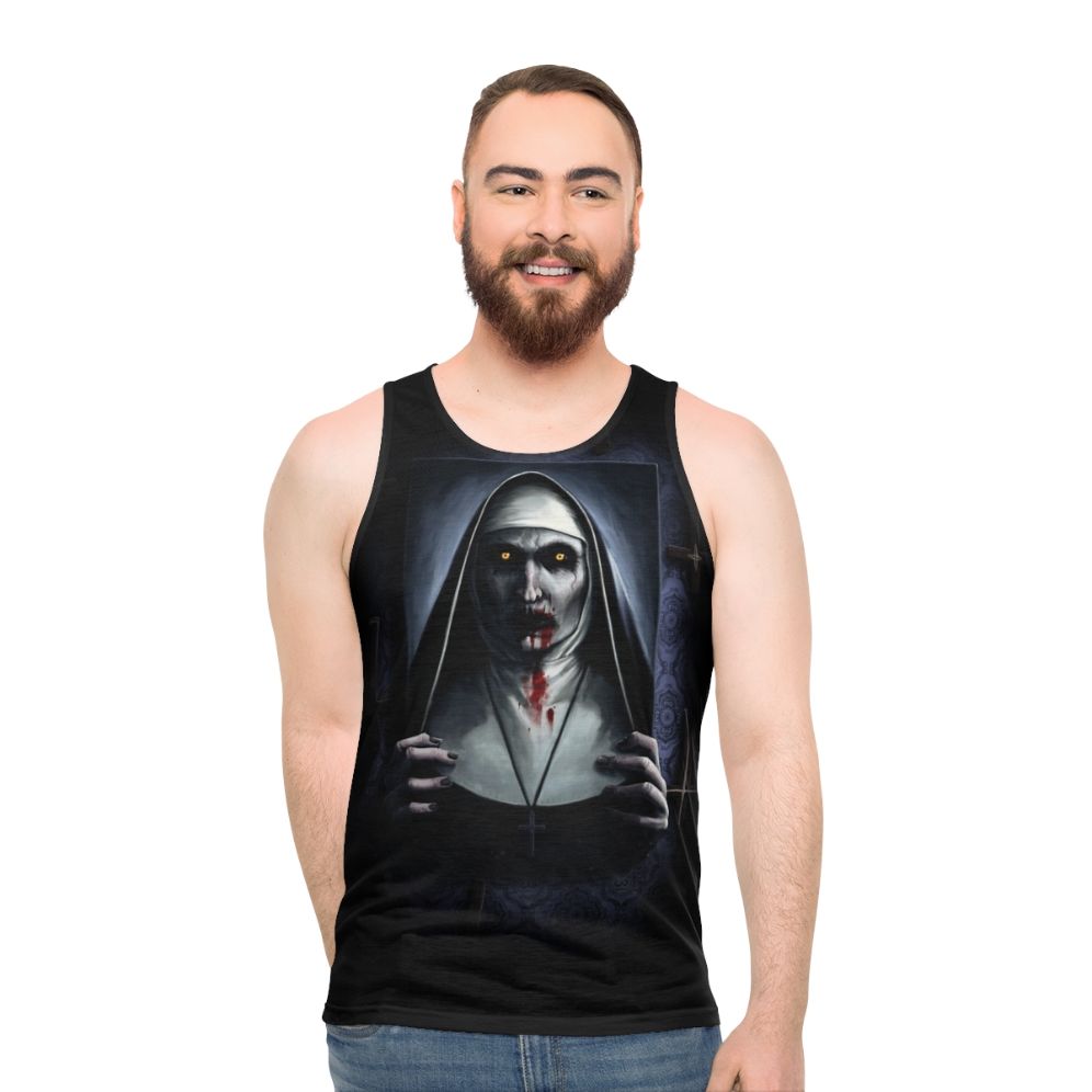 Valak Demon Nun Unisex Tank Top - men