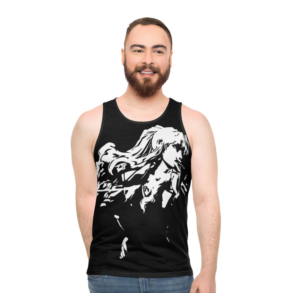 Black Lagoon Balalaika Minimalist Unisex Tank Top - men