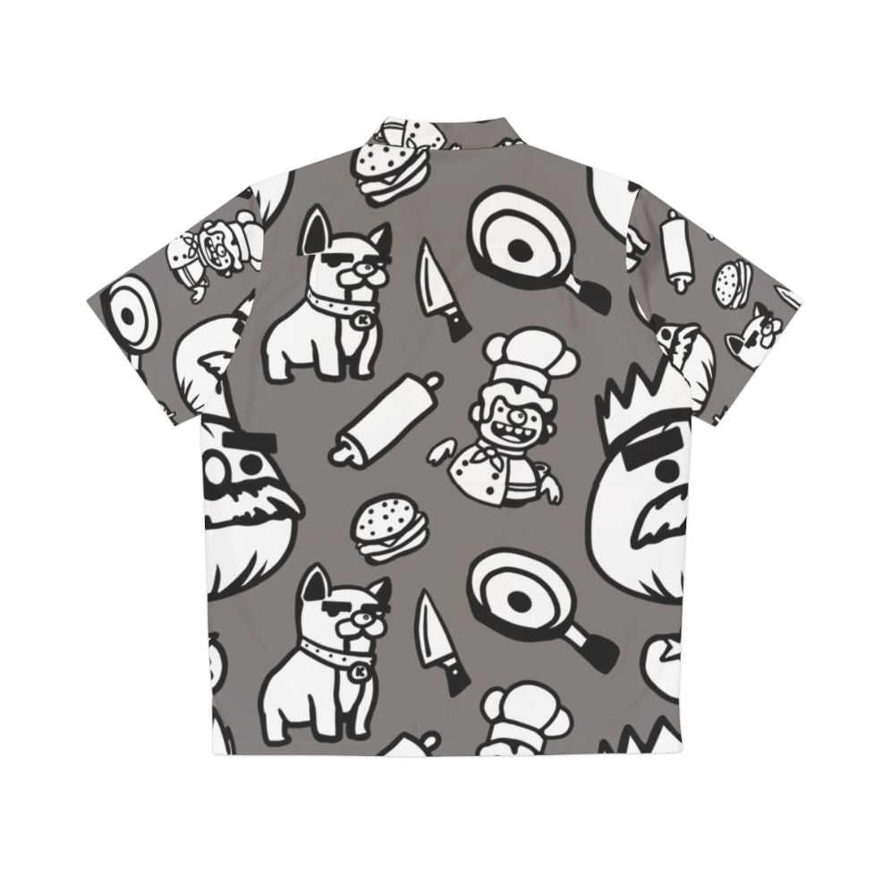 Overcooked Themed Hawaiian Shirt - Back