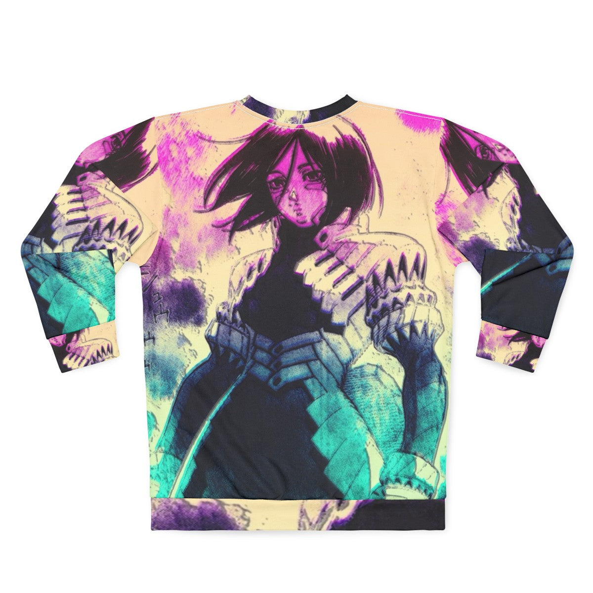 Battle Angel Alita Gunnm Anime Sweatshirt - Back