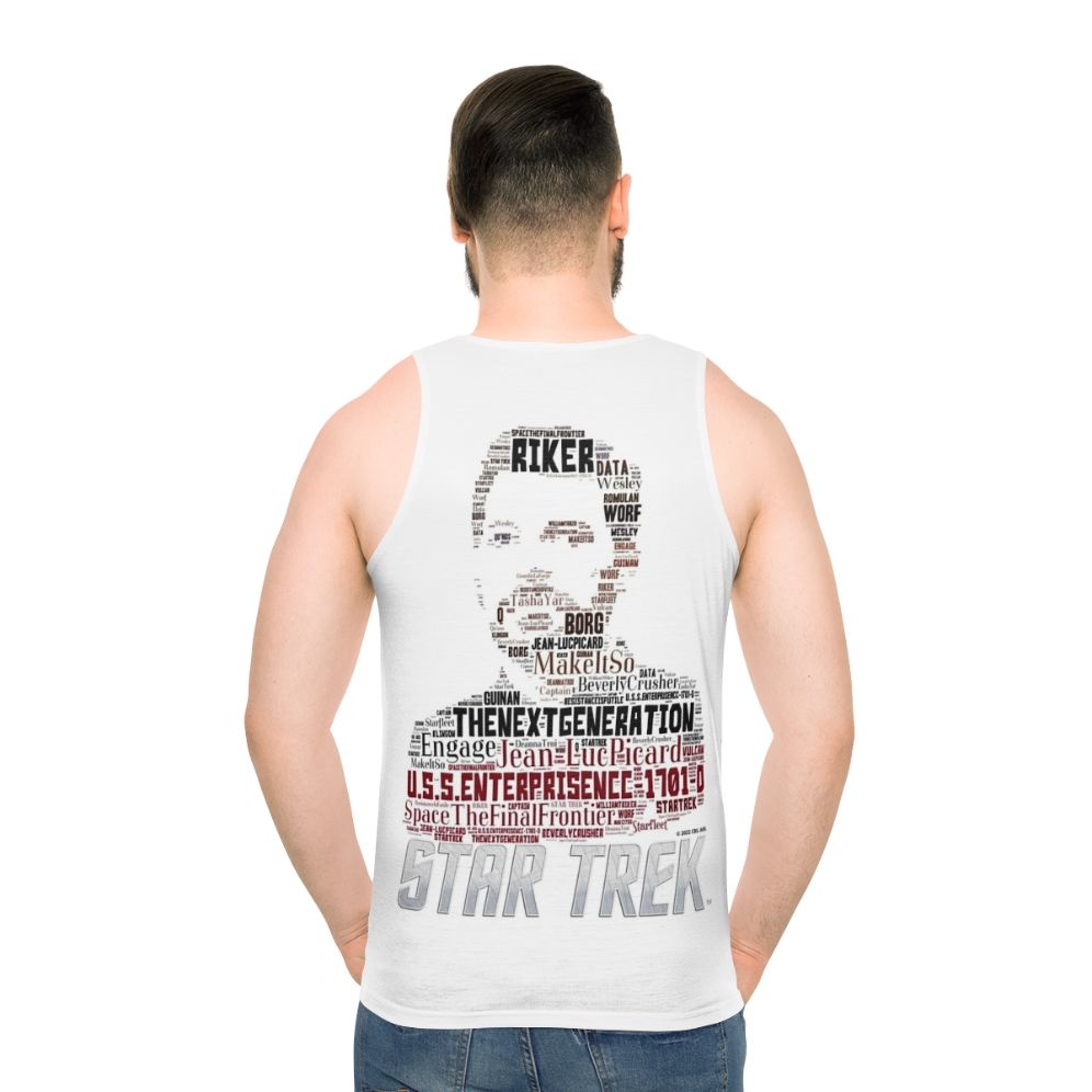 William Riker Star Trek TNG Unisex Tank Top - men back