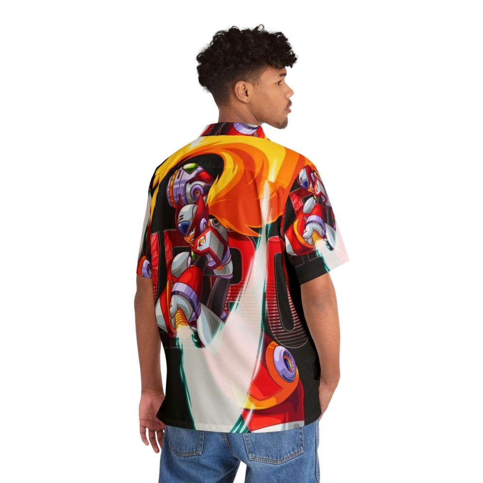 Mega Man Zero Hawaiian Shirt - People Back