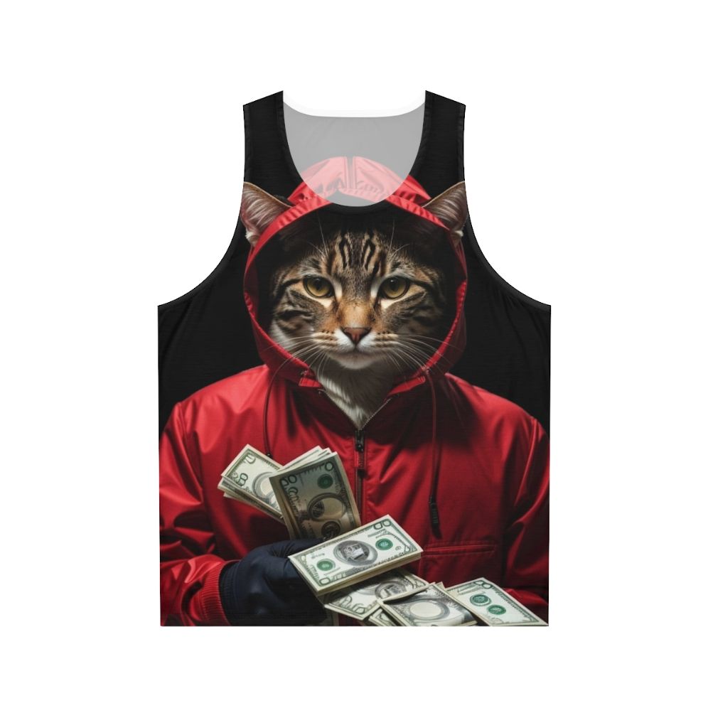 Money Heist La Casa De Papel Cat Unisex Tank Top