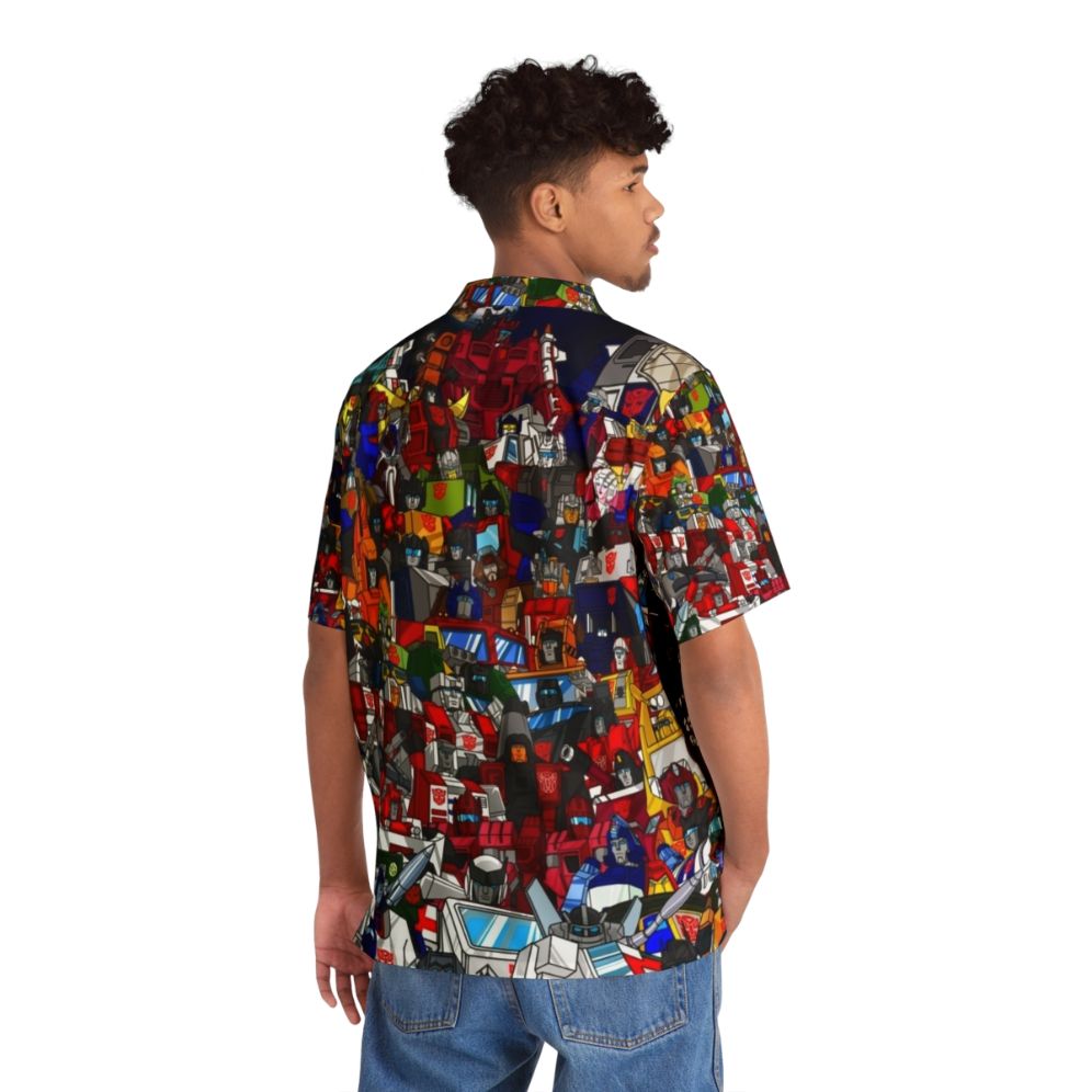 G1 Transformers Autobots Hawaiian Shirt - People Back