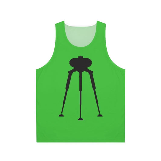 Tripod alien science fiction unisex tank top