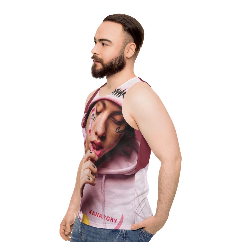 Lil Xan Unisex Rapper Tank Top - men side