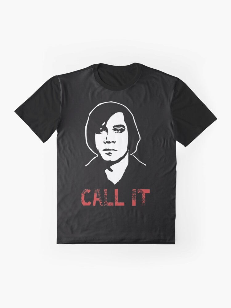 No Country for Old Men Anton Call It Graphic T-Shirt featuring the character Chigurh - Flat lay