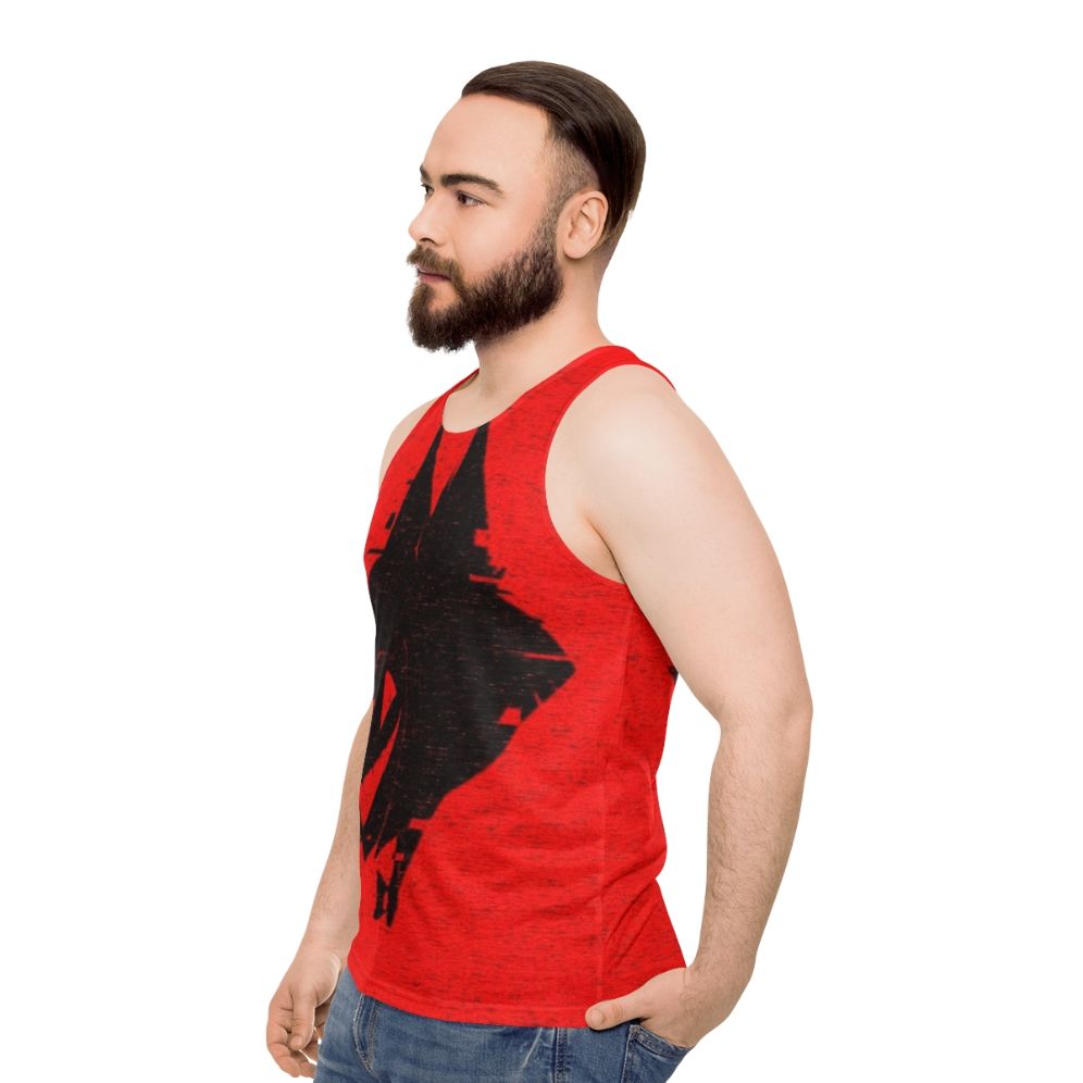 Hazbin Hotel Alastor Unisex Tank Top - men side