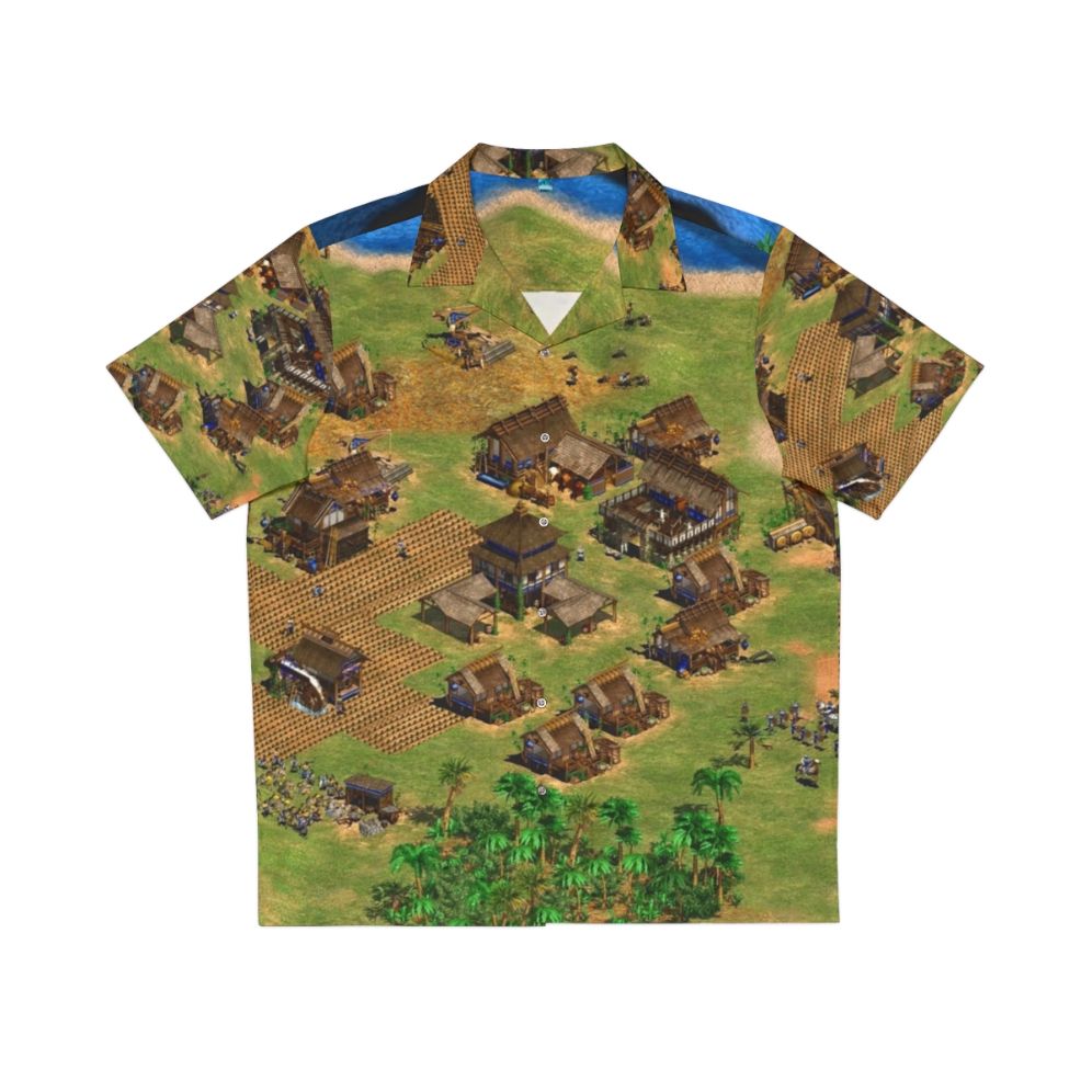 Age of Empires 2 Hawaiian Shirt for Retro PC Gaming Fans