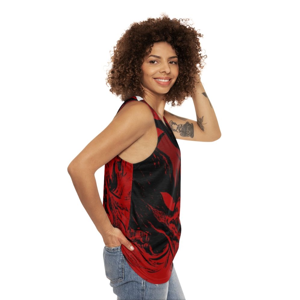 Devilman anime character unisex tank top - women side