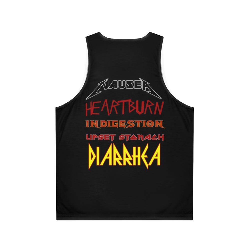 Unisex Heavy Metal Band Tour Tank Top - Back