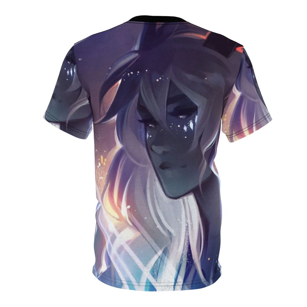 Captivating cosmos-themed t-shirt featuring fantasy elements - Back