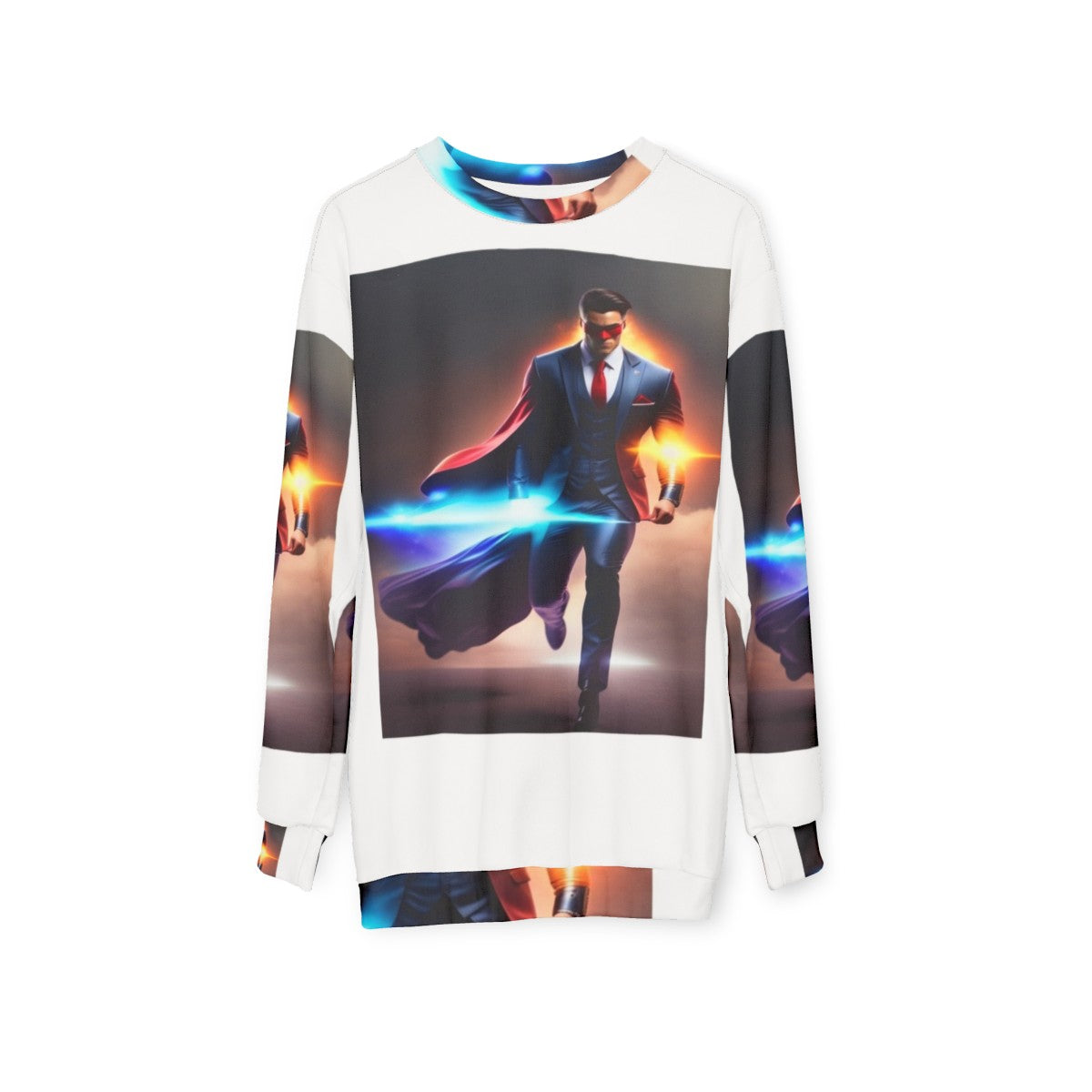 Superhero graphic sweatshirt - hanging