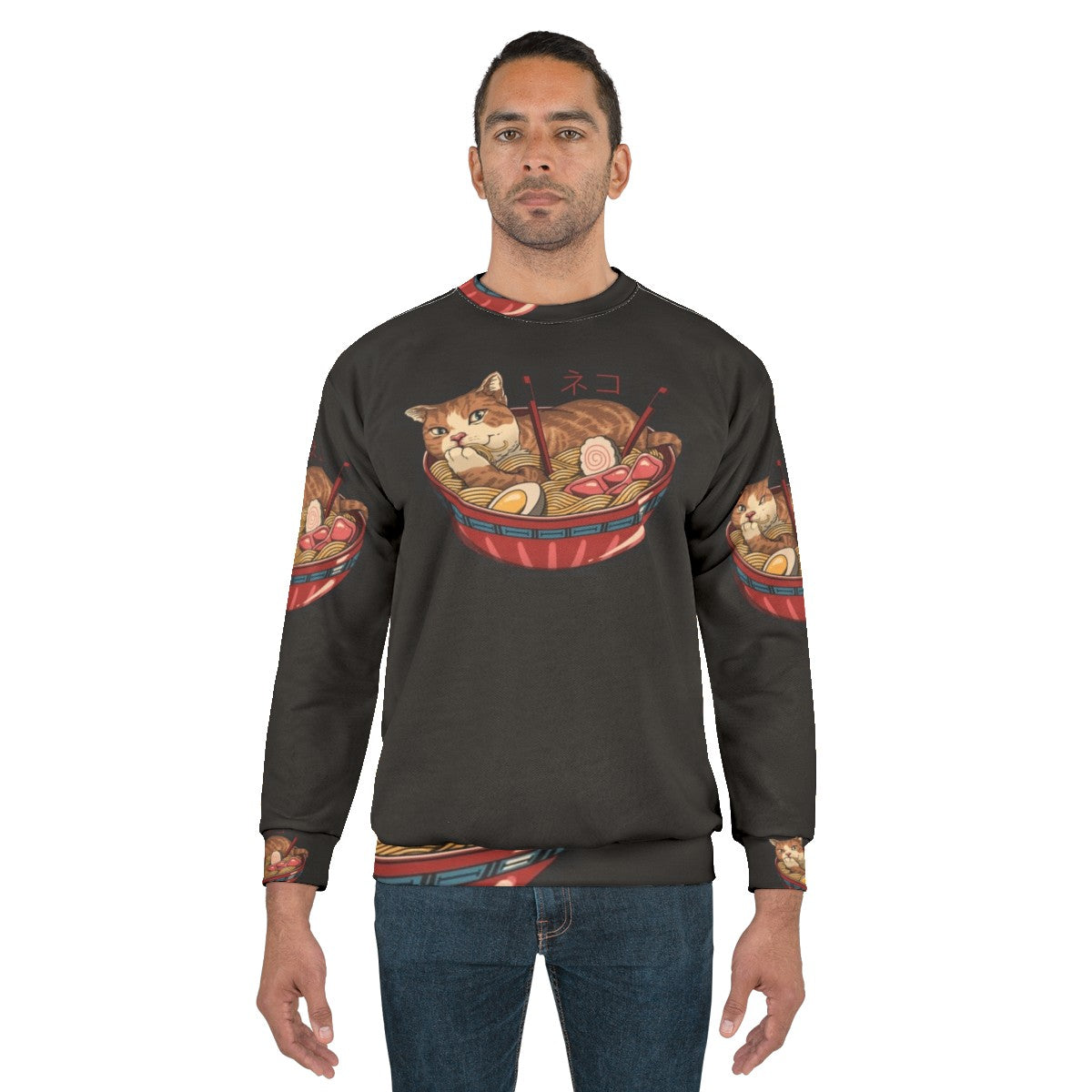 Neko Ramen Cat Sweatshirt - men