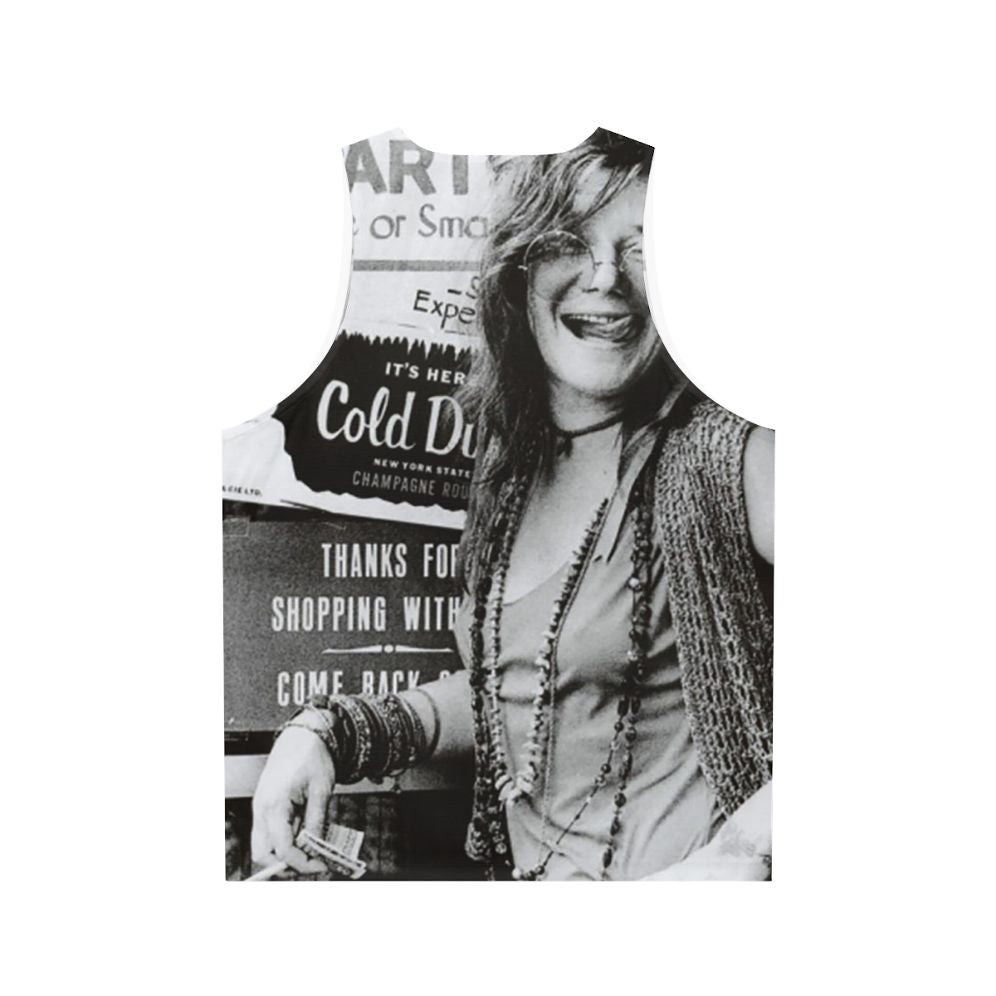 Janis Joplin graphic tank top - Back