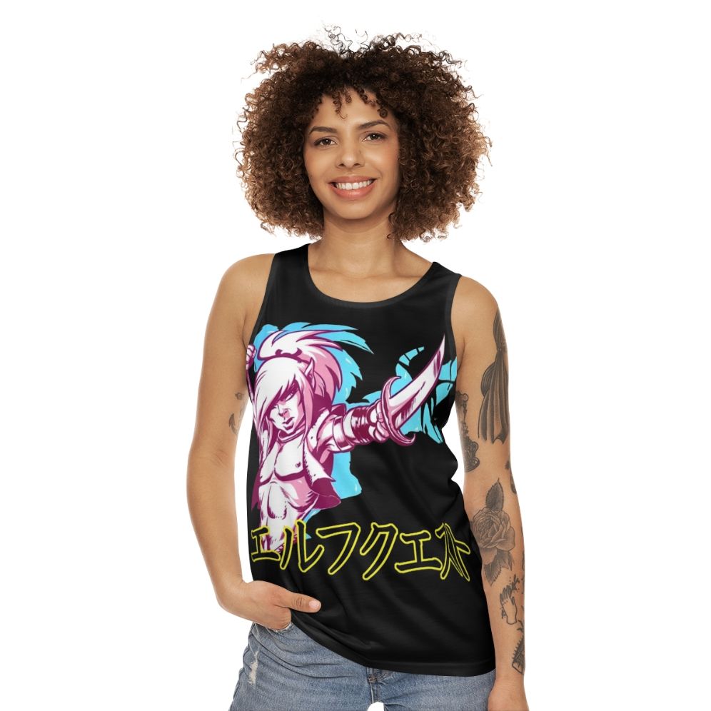 Elfquest Katakana Unisex Fantasy Tank Top - women