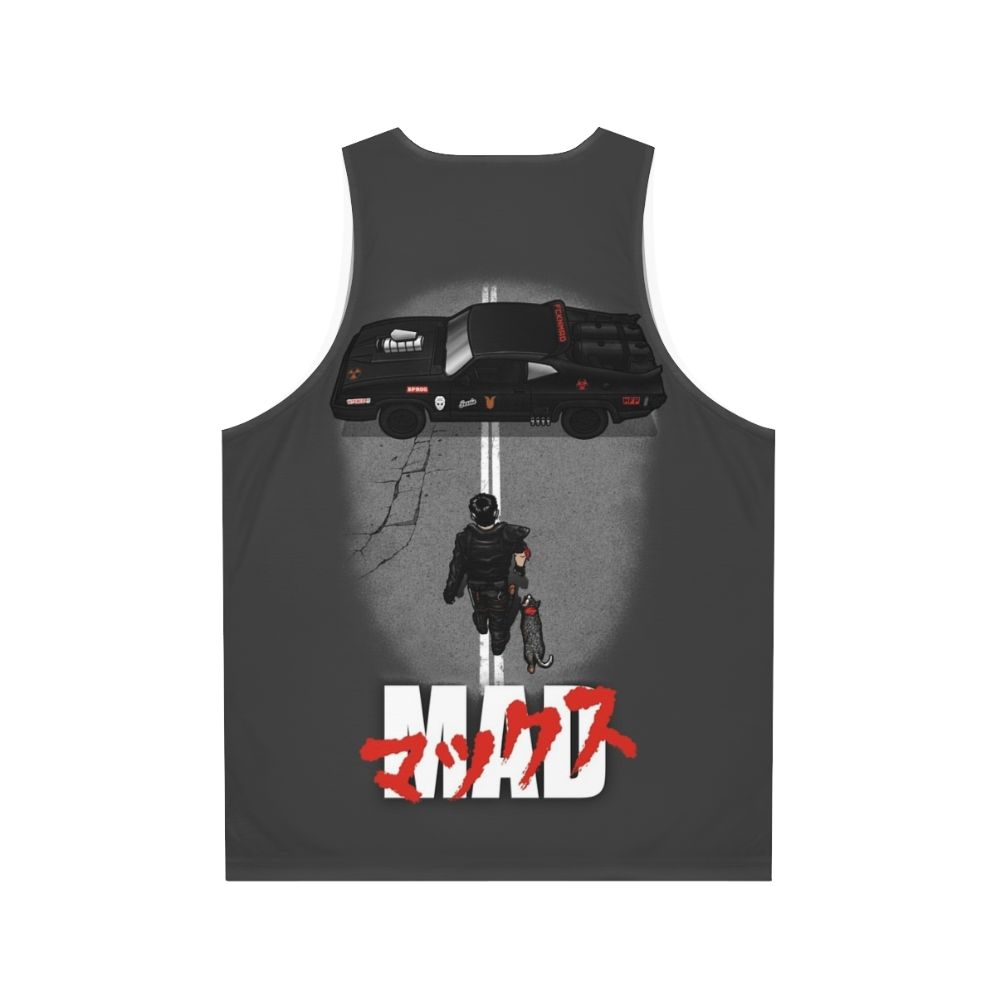 Mad Warrior Unisex Tank Top - Apocalyptic 80s Movie Clothing - Back