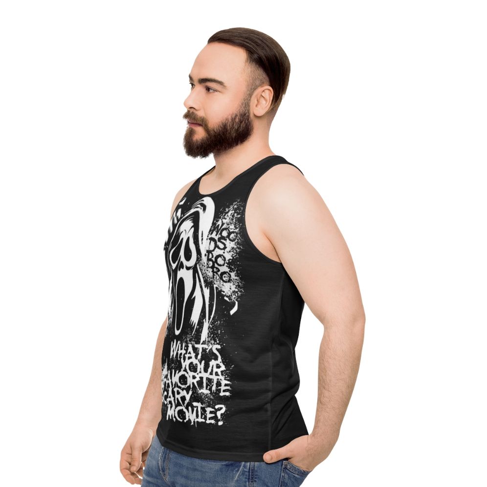 Scary Movie Unisex Tank Top - men side