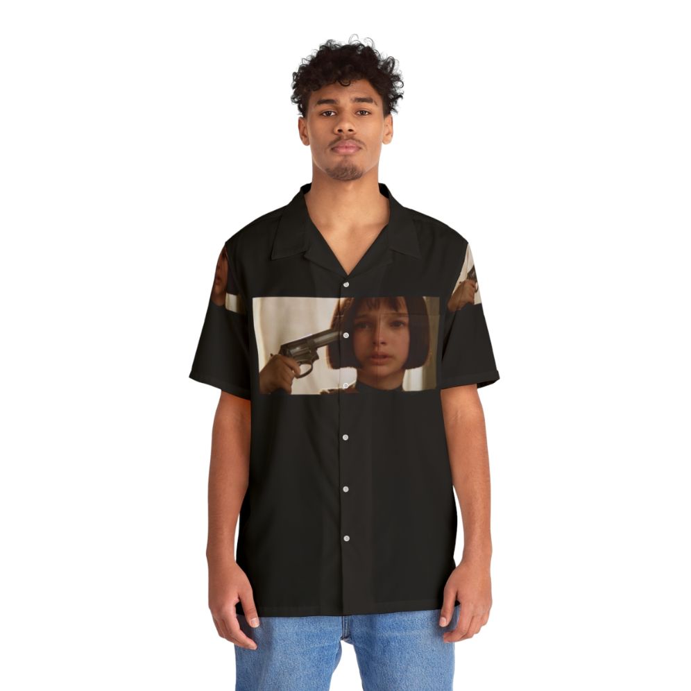 Mathilda The Professional Hawaiian Shirt featuring Natalie Portman - People Front