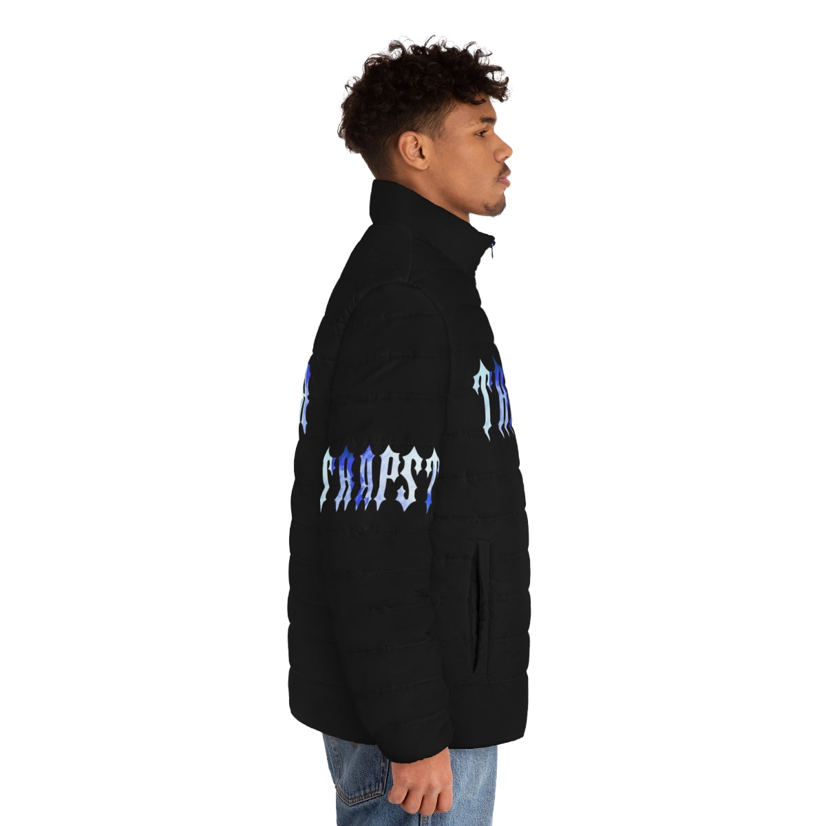 Trapstar London puffer jacket with iconic brand logo design - men side right