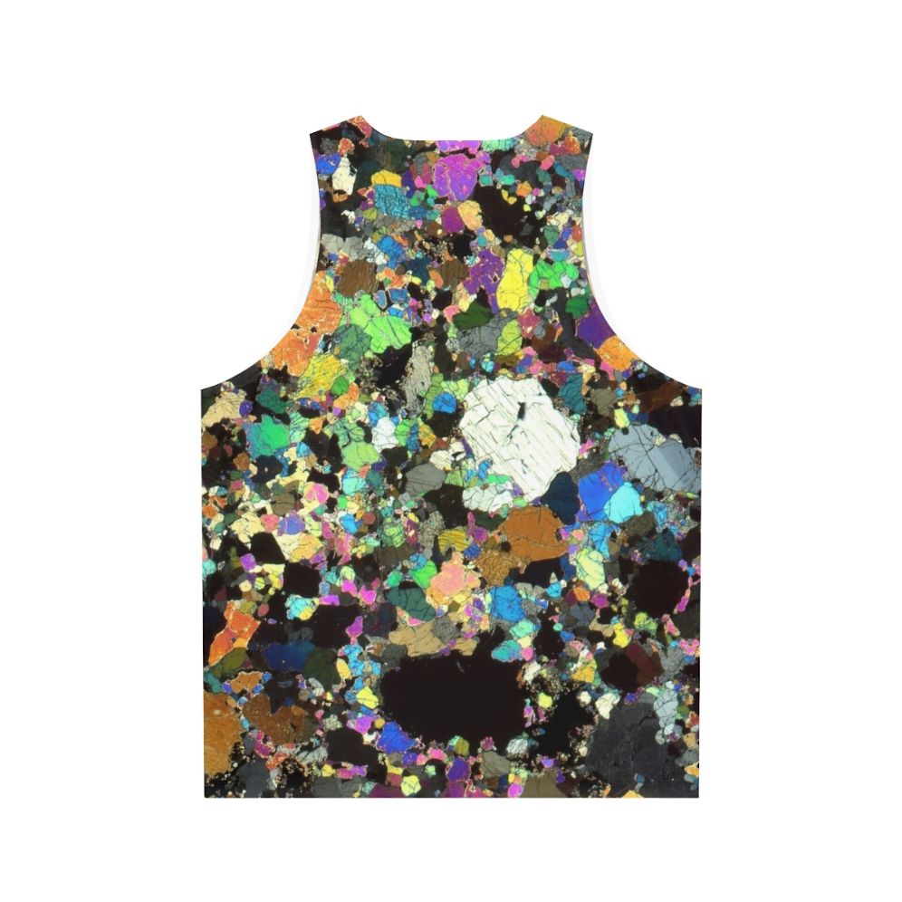 Peridotite thin section unisex tank top - Back