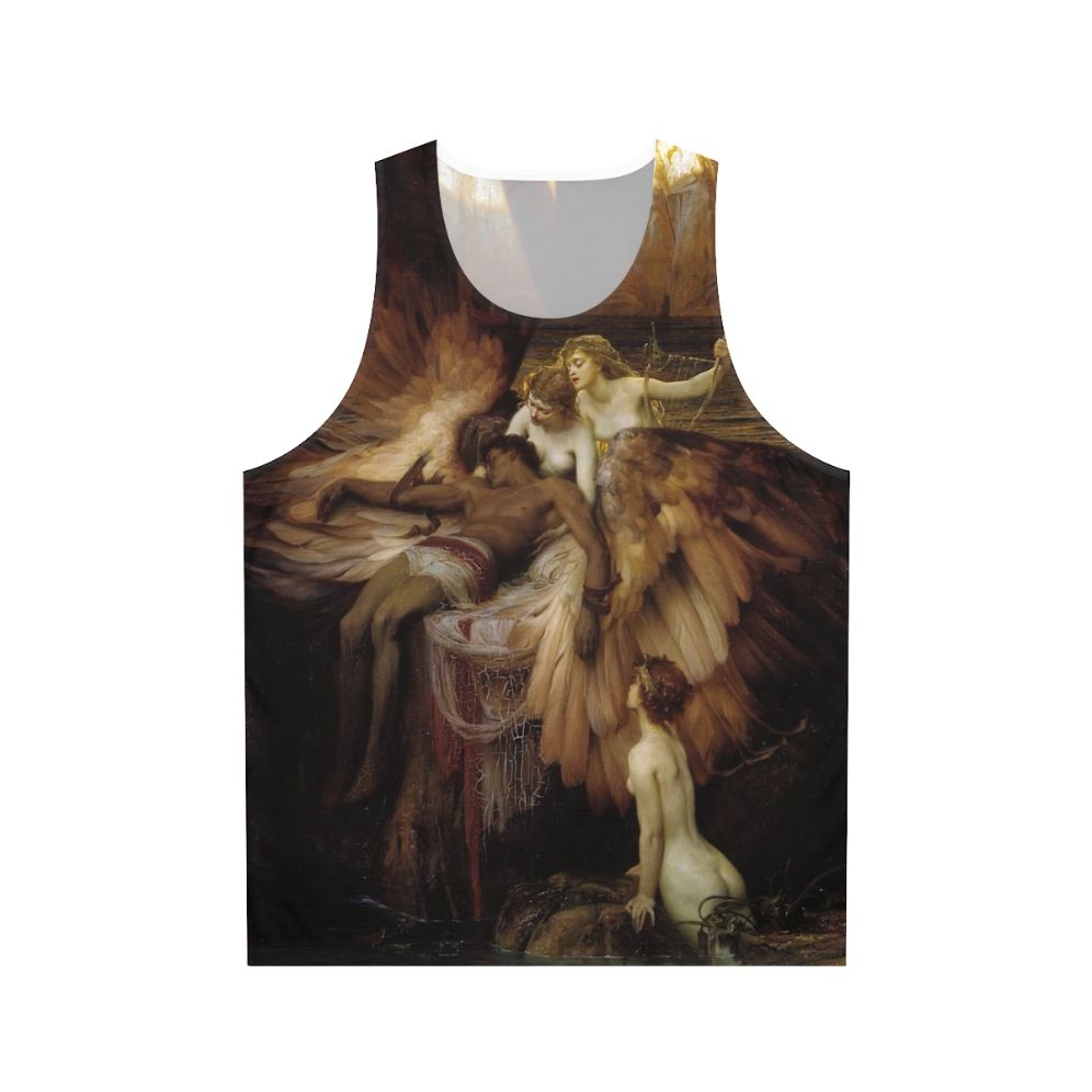 Unisex tank top featuring the Icarus myth painting by Herbert James Draper