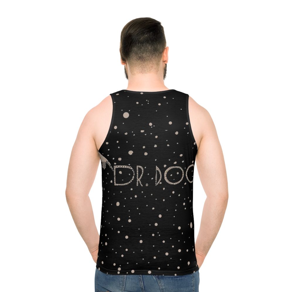 Indie Dog Toothbrush Unisex Tank Top - men back