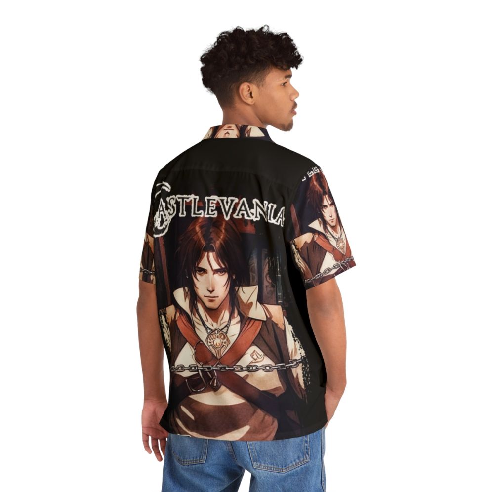 Castlevania Trevor Belmont Vampire Killer Netflix Hawaiian Shirt - People Back