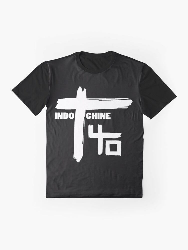 Best of Indochine Band Logo Graphic T-Shirt - Flat lay