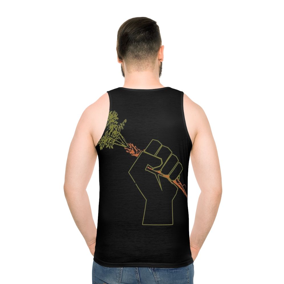 Organic Vegetable Permaculture Tank Top - men back