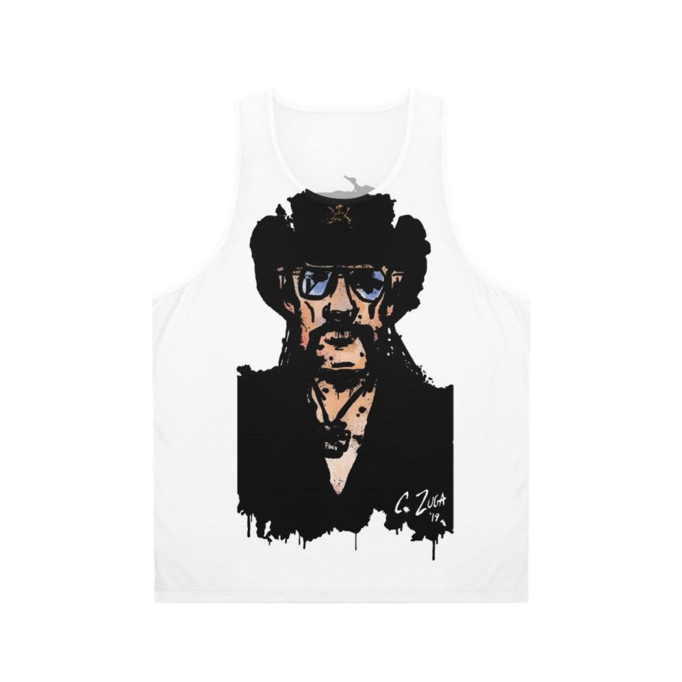 Lemmy Kilminster Motorhead Iconic Musician Portrait Unisex Tank Top