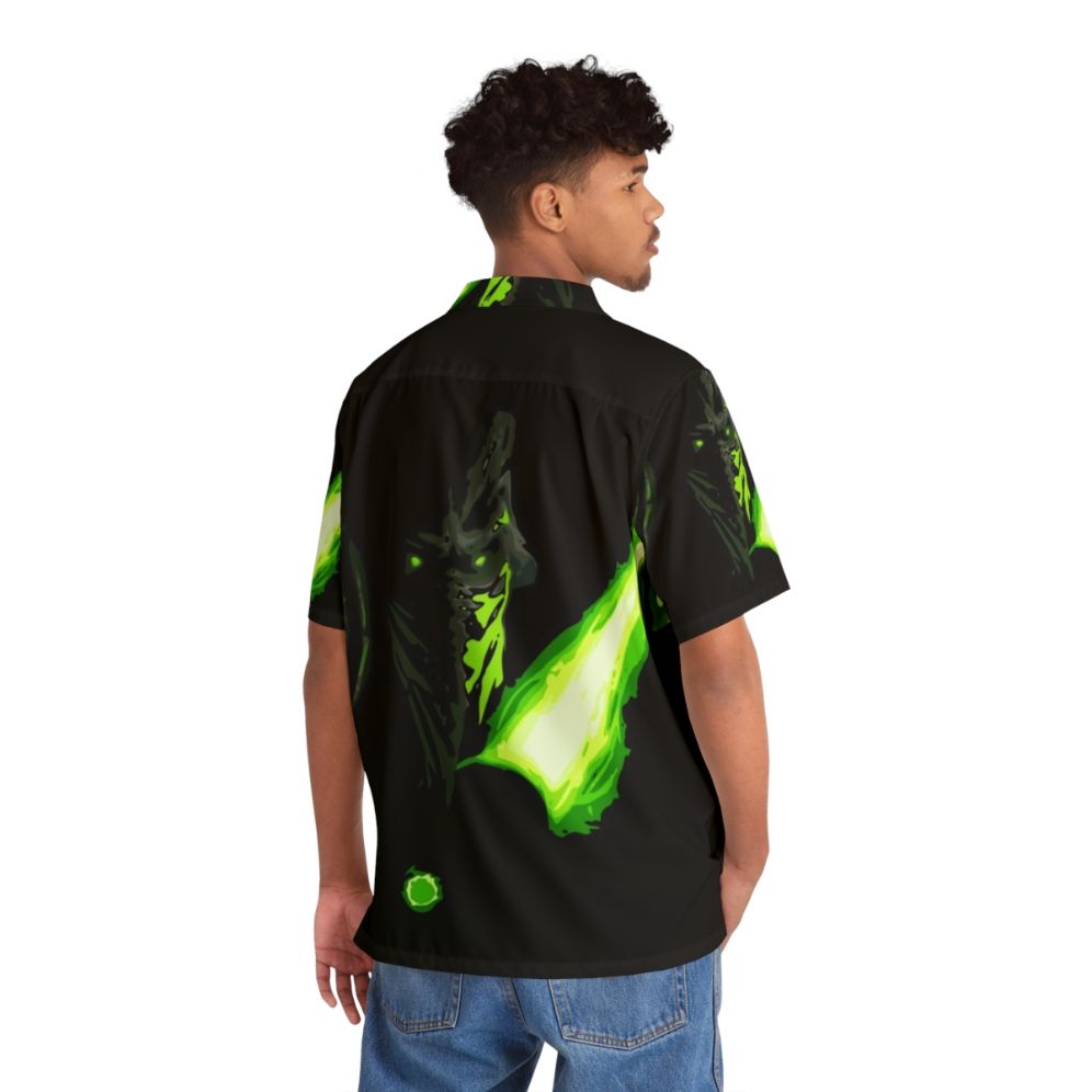 Zeratul Inspired Hawaiian Shirt - Protoss Themed Starcraft Merchandise - People Back