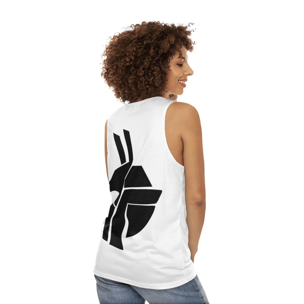 Anubis Egyptian God Mythology Unisex Tank Top - women back