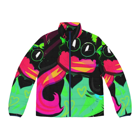 Ralsei Puffer Jacket featuring the fluffy monster wizard from Undertale and Deltarune