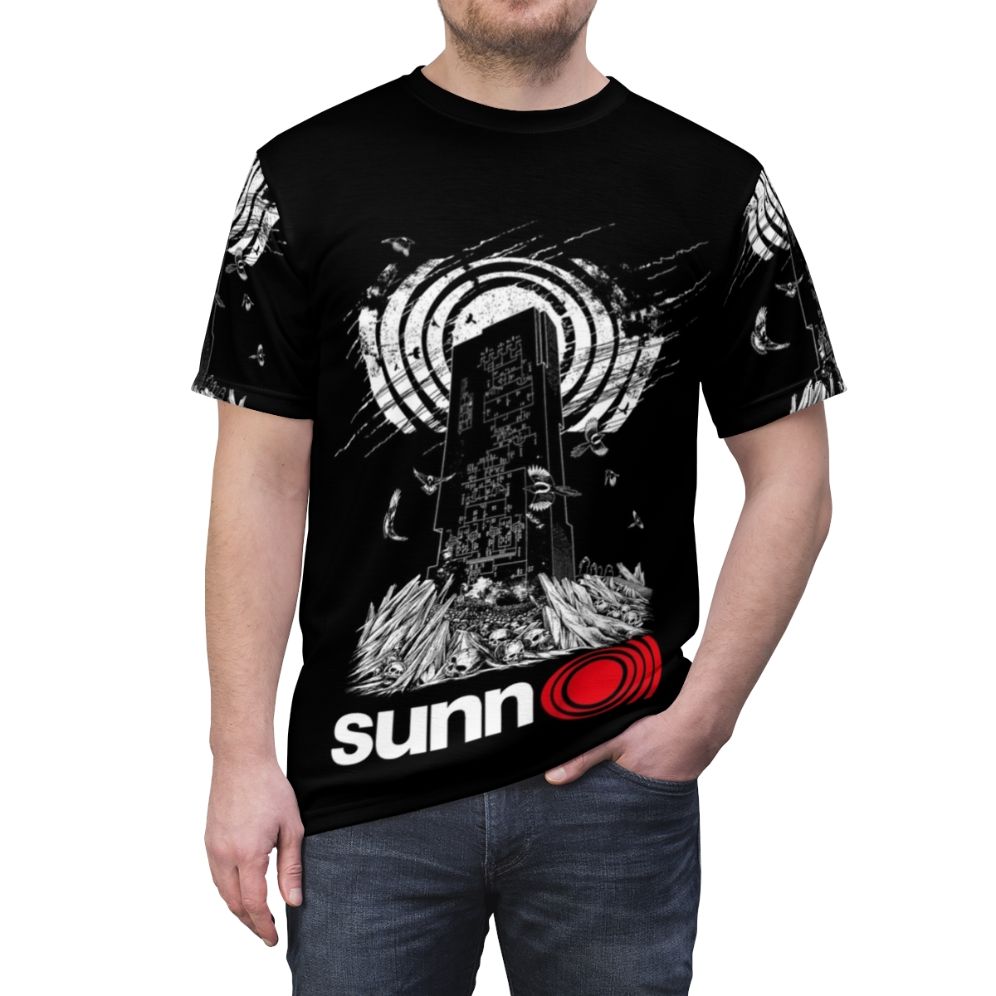 Sunn O Inspired Doom Metal Drone Metal T-Shirt - men front