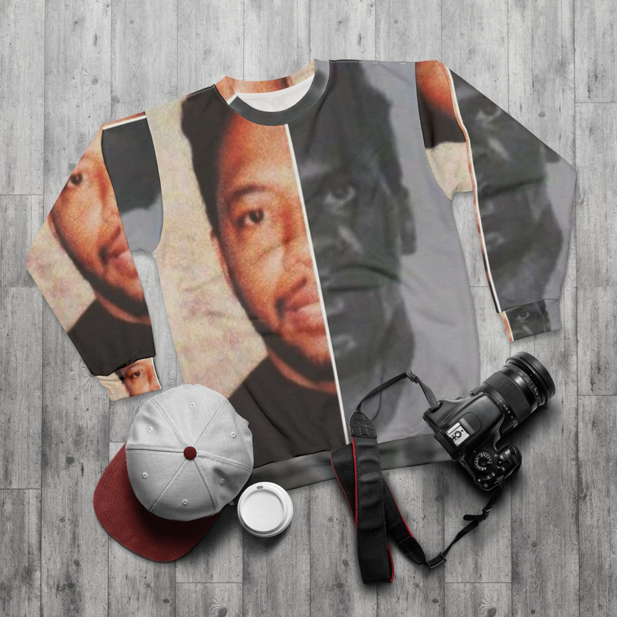 Folks Leaders Larry Hoover David Barksdale Streetwear Sweatshirt - flat lay