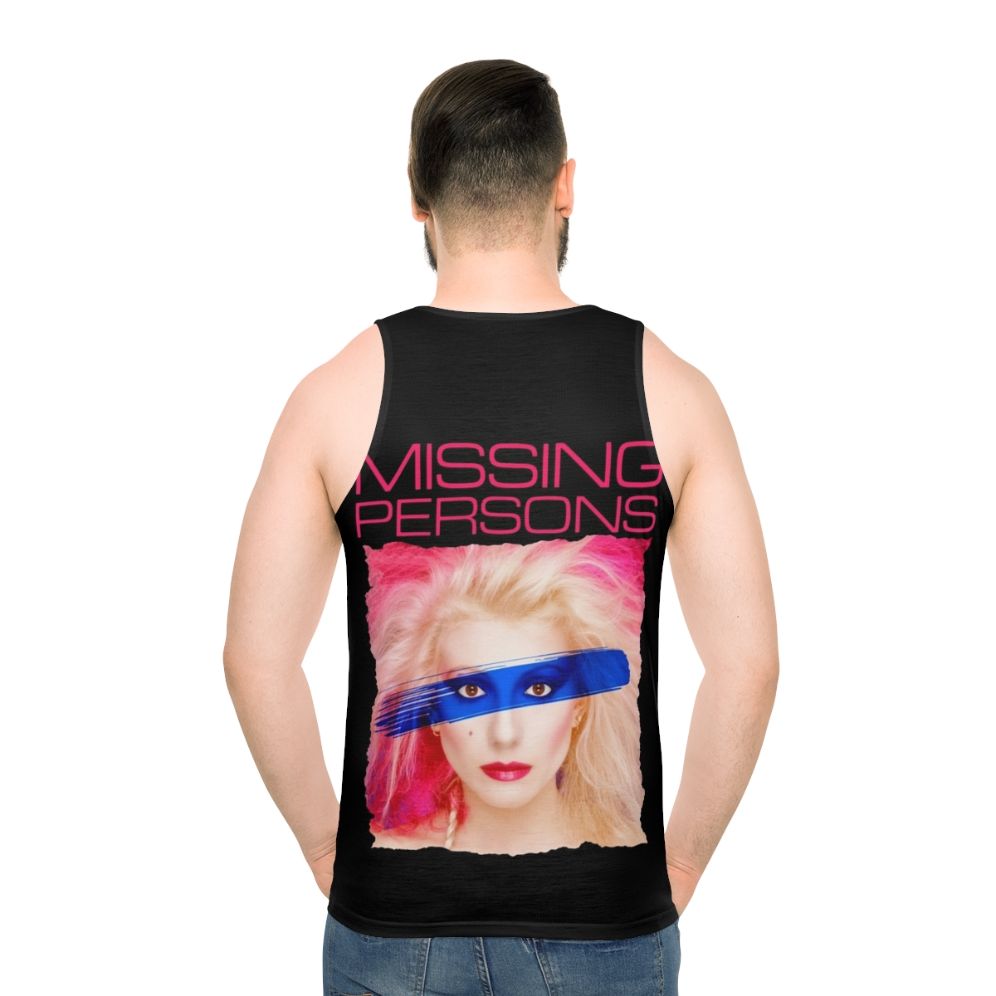 Missing Persons Band Unisex Tank Top - men back