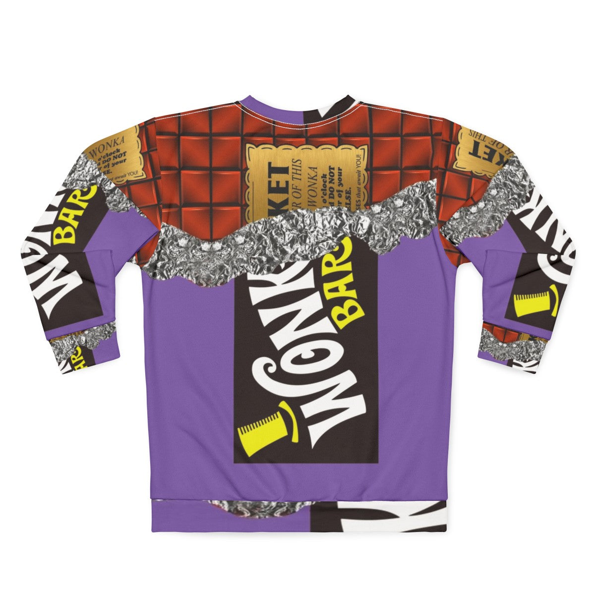 Wonka's Golden Ticket Chocolate Factory Sweatshirt - Back