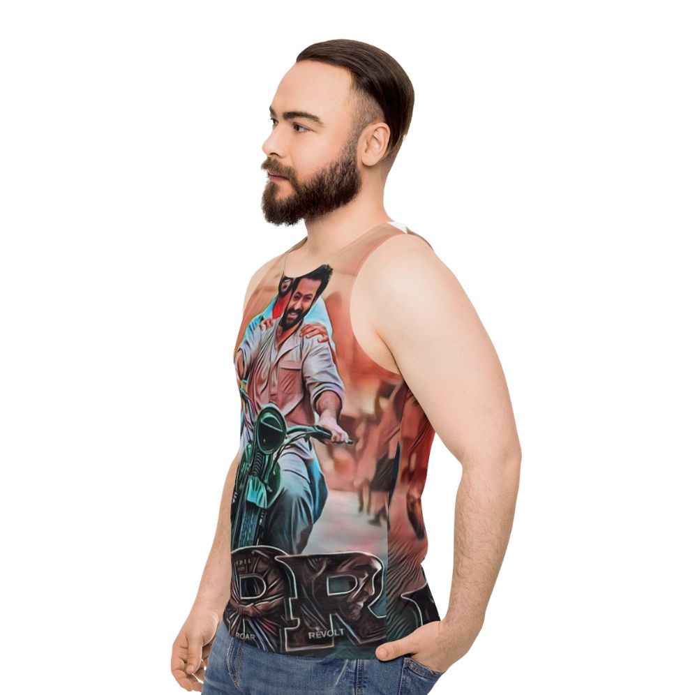 RRR Movie Unisex Tank Top - men side