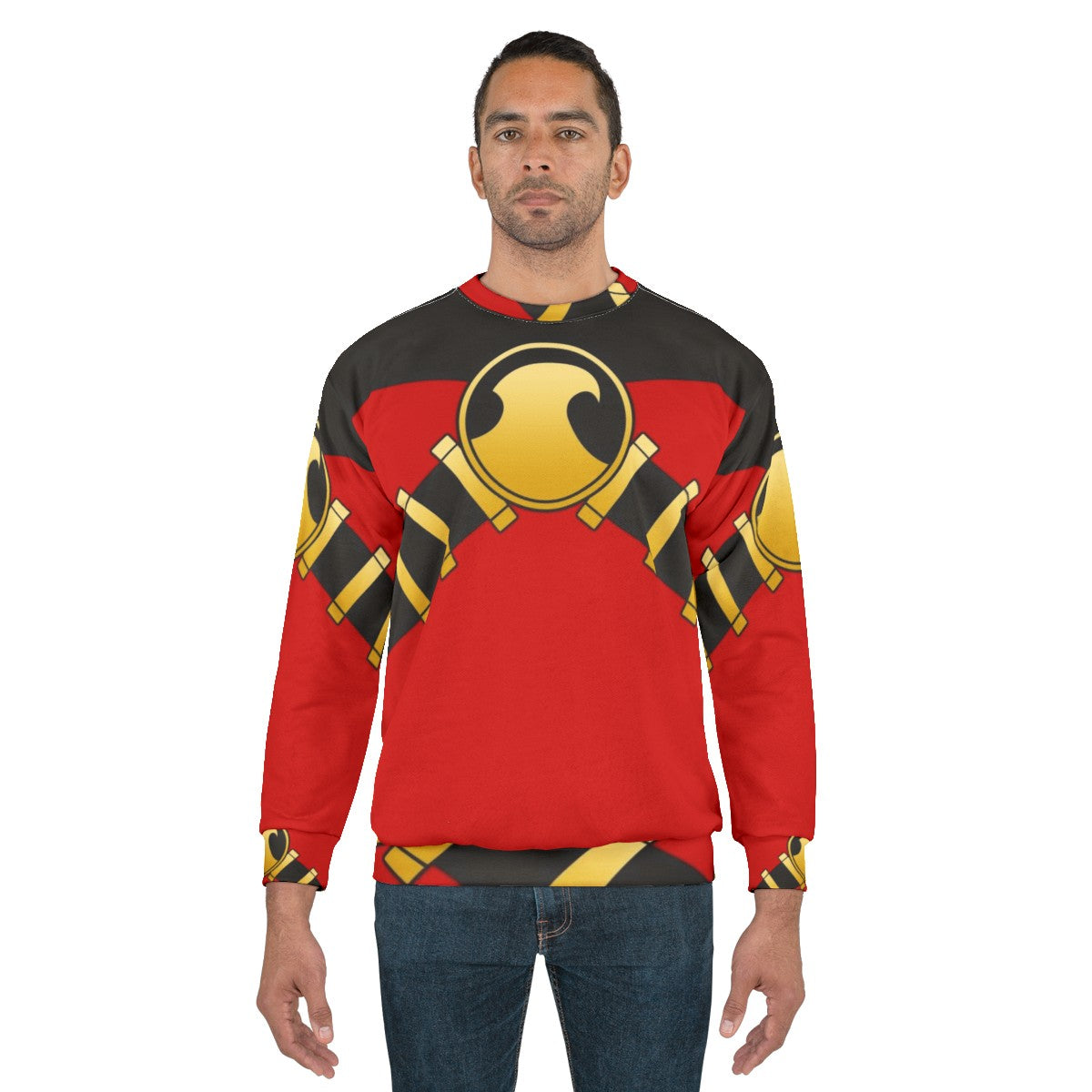 Red Robin graphic sweatshirt with bird logo - men