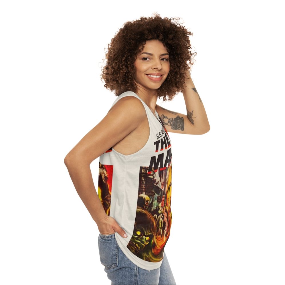 The Time Machine Unisex Retro Cult Classic Sci-Fi Tank Top - women side