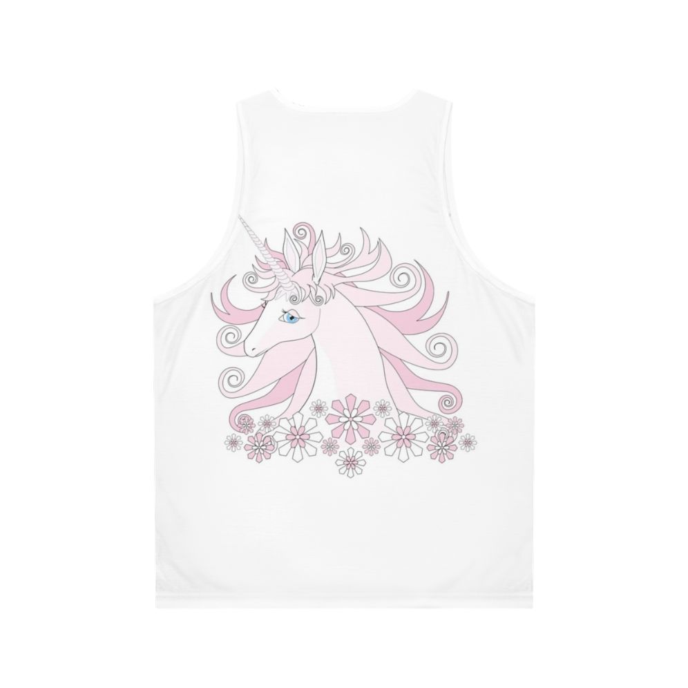 The Last Unicorn Unisex Fantasy Tank Top - Back