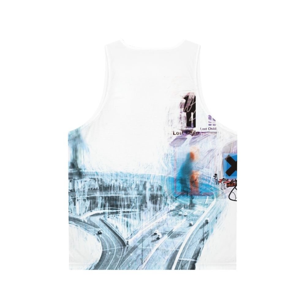 Unisex Ok Computer inspired graphic tank top - Back