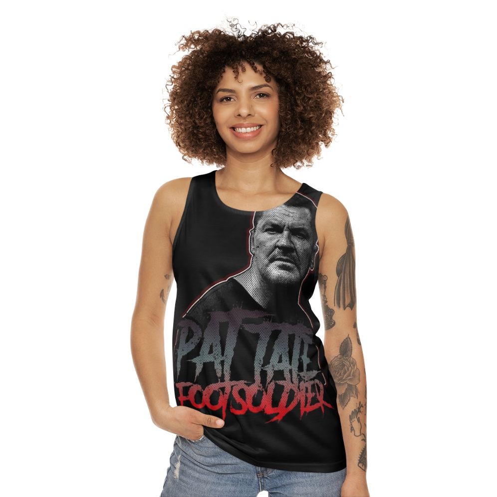 Pat Tate Essex Boys Gangster Unisex Tank Top - women